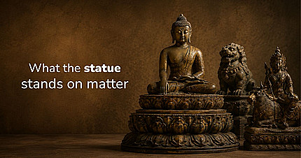 Worauf steht eine Buddha-Statue? Die verborgene Bedeutung unter der Figur
