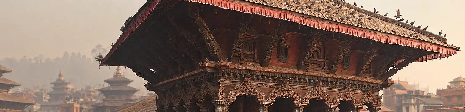 Monk looking over Bagan temples