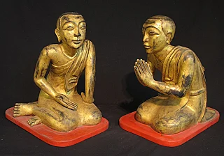 Set antieke monniken