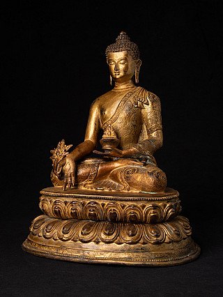 Alte Nepalesische Medizin Buddhafigur