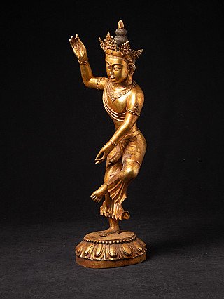 Old bronze dancing statue