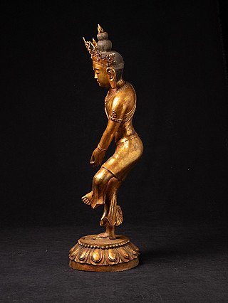 Old bronze dancing statue