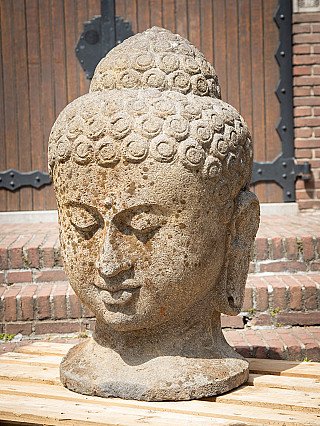 Grosse Lavastein Buddha Kopf