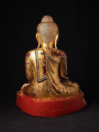 Antique wooden Mandalay Buddha