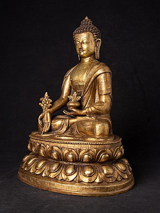 Alte bronze Medizin Buddhafigur