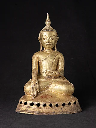 Special antique bronze Burmese Buddha statue