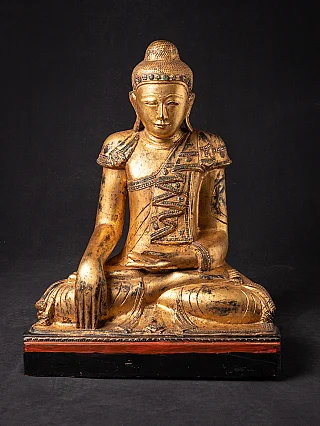Antique wooden Mandalay Buddha