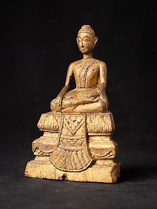 Antique Thai Wooden Buddha statue