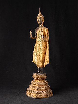Antike bronze Thai Rattanakosin Buddha