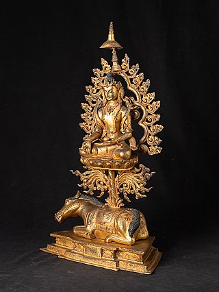 Antique bronze Nepali Buddha statue