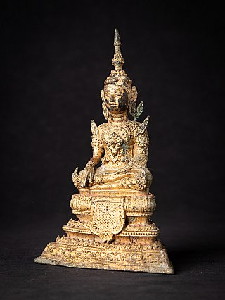 Antique bronze Thai Rattanakosin Buddha