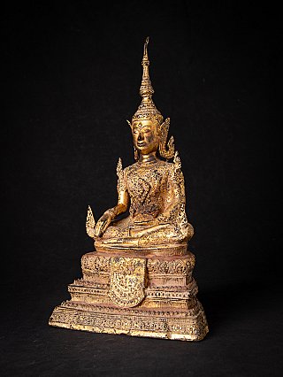 Antique bronze Thai Rattanakosin Buddha