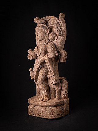 Old sandstone Indian Lady statue