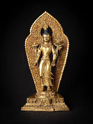 Alte bronze Nepalesische Lokeshwor Figur