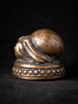Very special antique bronze Opium Weight