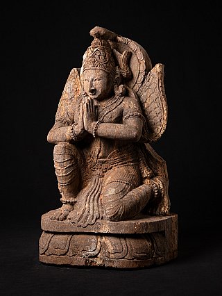 Old sandstone Indian Garuda statue