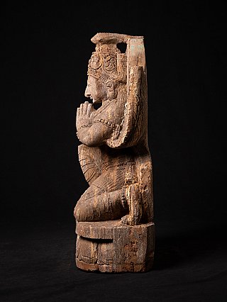 Old sandstone Indian Garuda statue