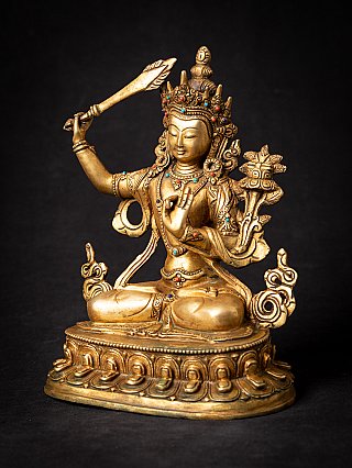Old bronze Nepali Manjushree statue