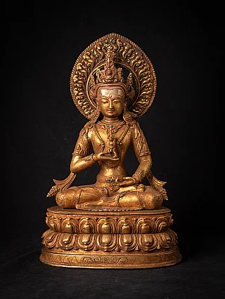 Old bronze Nepali Vajrasattva statue