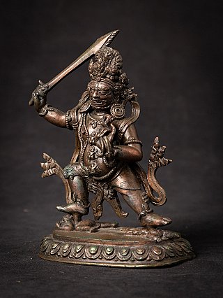 Old bronze Tibetan Vajrapani statue