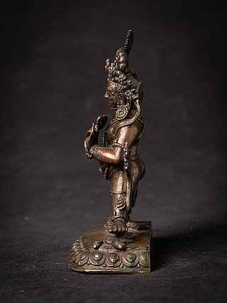 Old bronze Tibetan Vajrapani statue