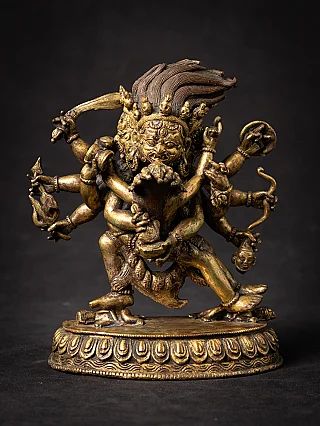 Antique Tibetan bronze Chakrasambhara statue