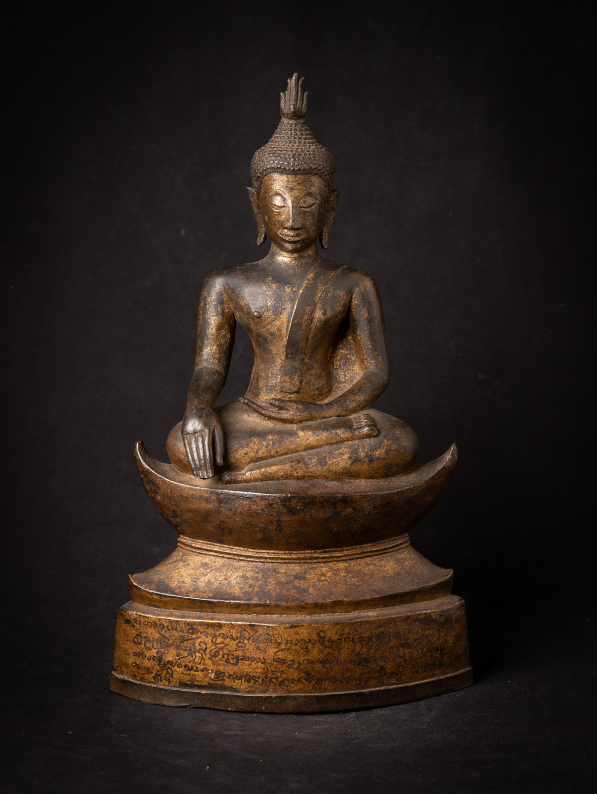 15-16th bronze Thai Lanna Buddha statue from Thailand