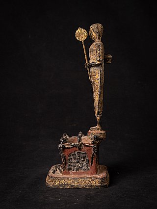 Antique bronze Thai Phra Malai Kham Luang