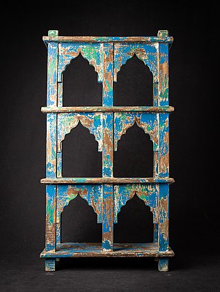 Oud houten tempelkastje uit India