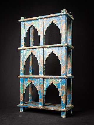 Oud houten tempelkastje uit India