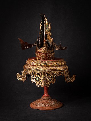 Antique wooden Burmese Hintha bird