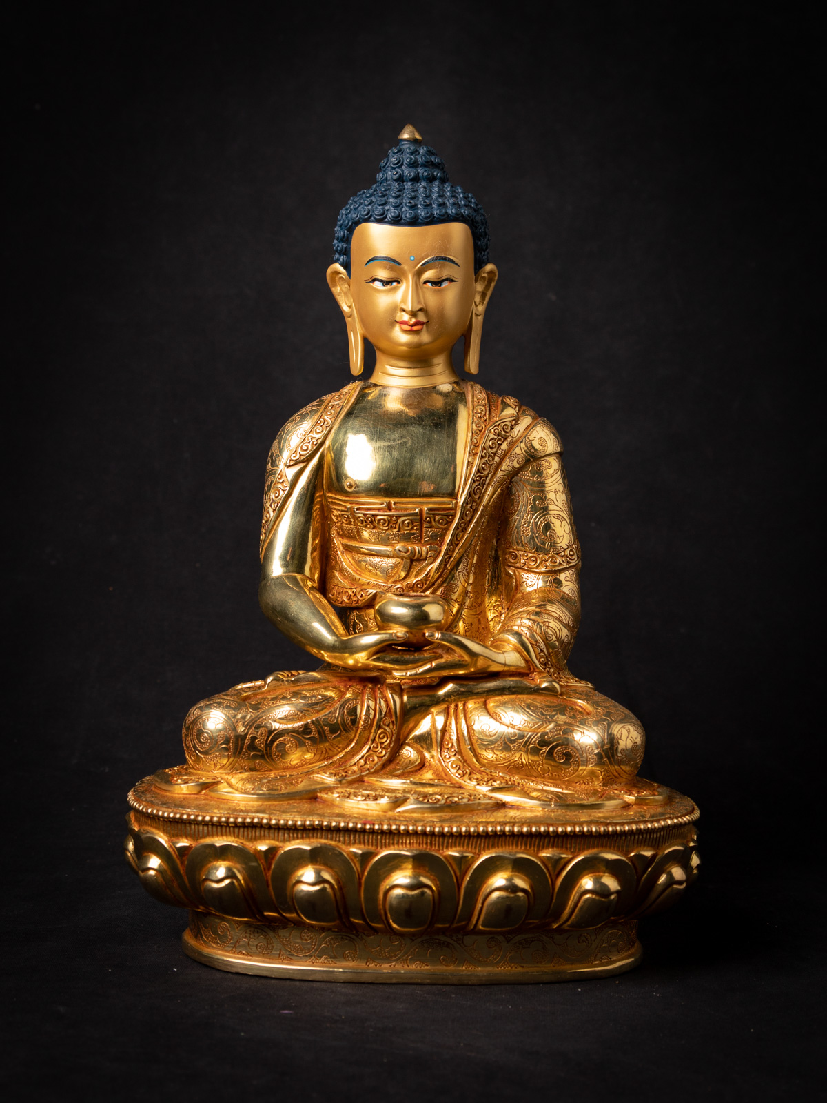 High quality Nepali Gold-Face Buddha from Nepal