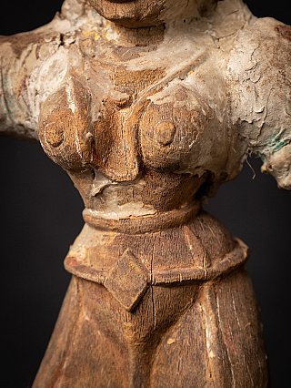 Special pair of 16th-century Indian Apsara statues