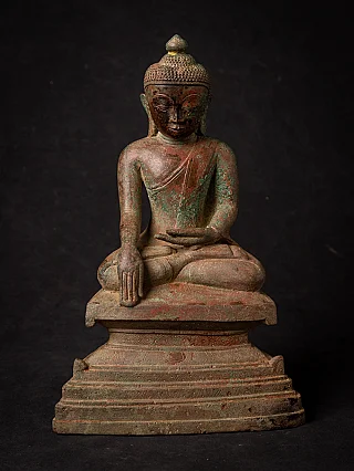 Besondere antike bronze Ava Buddhafigur