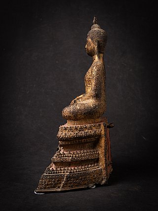 Antique bronze Thai Buddha statue