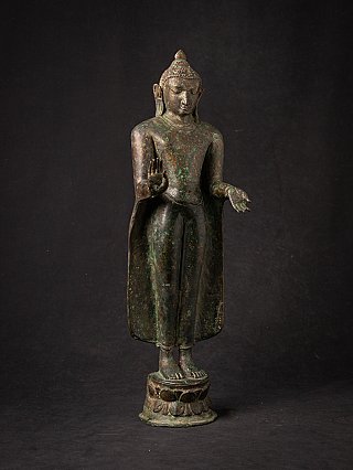 Zeer zeldzame originele bronzen Pagan Boeddha