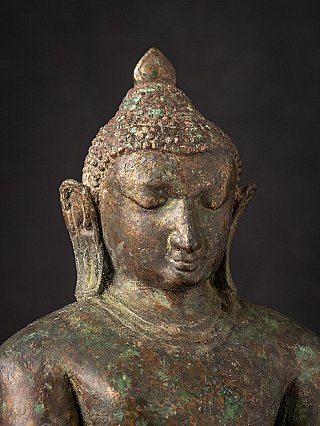 Zeer zeldzame originele bronzen Pagan Boeddha
