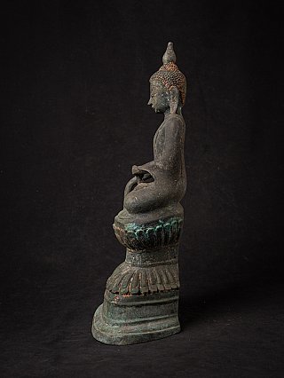Antique bronze Burmese Buddha statue