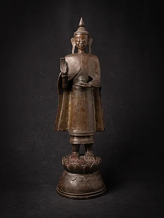 Special antique bronze Burmese Shan Buddha