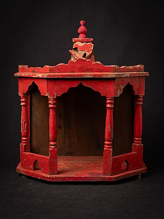 Antique wooden Indian temple