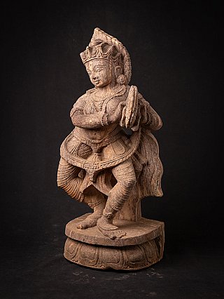 Old sandstone Indian Music lady