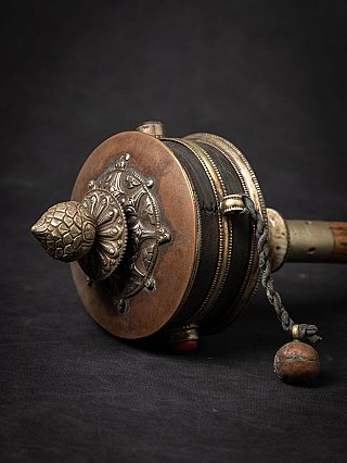 Old Tibetan praying wheel