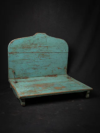Antique wooden Indian throne