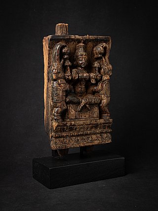 Antike Indiase Holztafel der Göttin Lakshmi