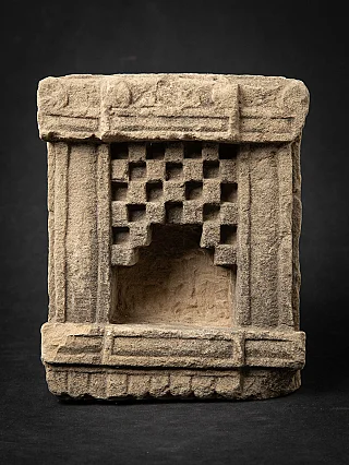 Antique sandstone temple from India