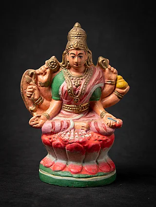Alte indische Keramik Lakshmi Statue