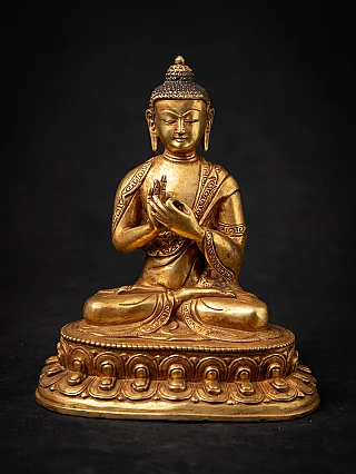 Old bronze Nepali Buddha statue
