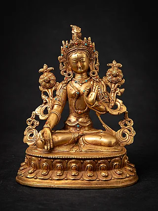 Old bronze Nepali White Tara statue