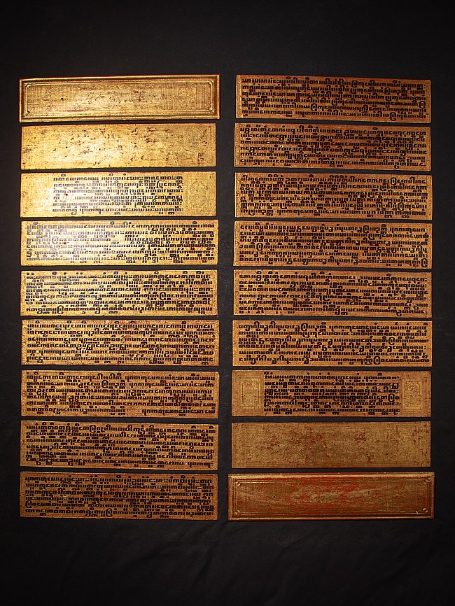 Antiker Birmanischer Kammavaca Manuscript
