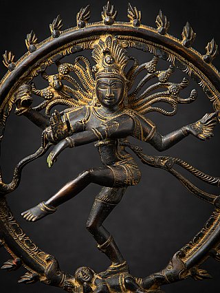 Bronze Shiva Nataraja statue from India